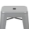 Flash Furniture Silver 24" High Metal Stool, PK4 4-ET-31320-24-SV-R-GG - alternate 10